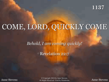 the coming of the lord